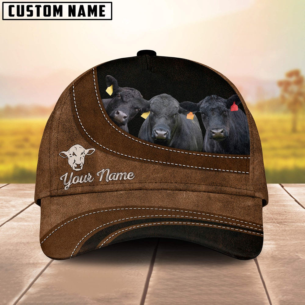 Brangus Happiness Customized Name Cap, Farmer Cap, Vintage Farmer Hat, Mens Farmer Hats, Cap For Farmers