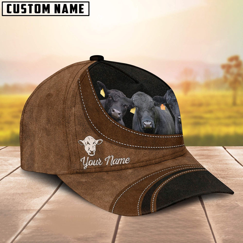 Brangus Happiness Customized Name Cap, Farmer Cap, Vintage Farmer Hat, Mens Farmer Hats, Cap For Farmers