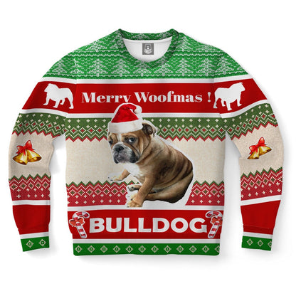 Bulldog Dog Ugly Christmas Sweater, Christmas Ugly Sweater, Sweater Xmas, Ugly Sweater