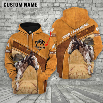 Bullseye Horse Custom Name Hoodie, Farmer Hoodie, Custom Farm Shirts, Farmer T Shirt