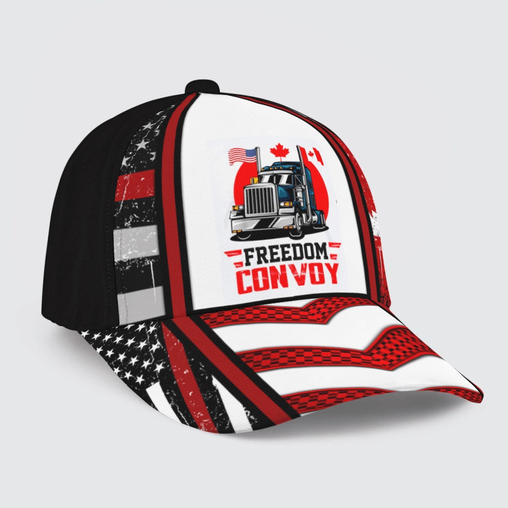 Canada Freedom Convoy 2022 Canadian Truckers Support 3D Baseball Cap, Farmer Cap, Vintage Farmer Hat, Mens Farmer Hats, Cap For Farmers
