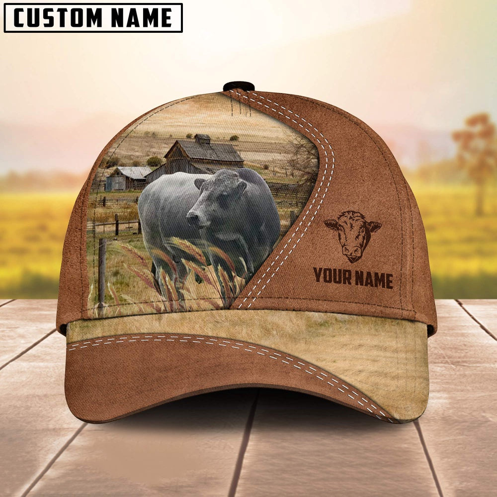 Cattle of Laurie Customized Name Brown Cap, Farmer Cap, Vintage Farmer Hat, Mens Farmer Hats, Cap For Farmers