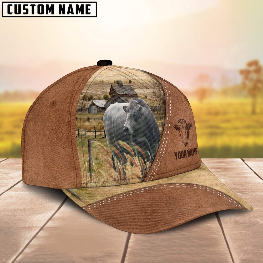 Cattle of Laurie Customized Name Brown Cap, Farmer Cap, Vintage Farmer Hat, Mens Farmer Hats, Cap For Farmers
