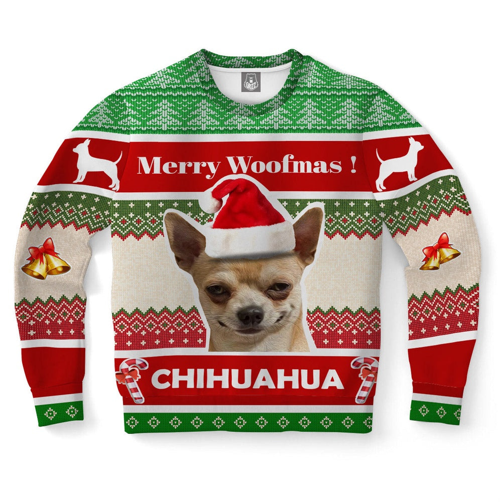 Chihuahua Dog Ugly Christmas Sweater, Christmas Ugly Sweater, Sweater Xmas, Ugly Sweater