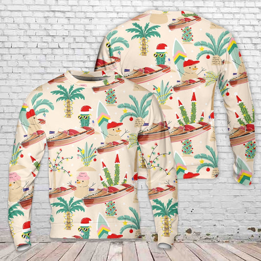 Chris-Craft Runabout Christmas Sweater, Christmas Ugly Sweater, Sweater Xmas, Ugly Sweater