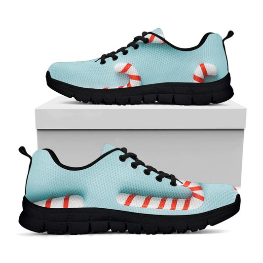 Christmas Candy Candies Pattern Print Shoes Sneaker, Christmas Shoes, Chistmas Sneaker, Christmas Running Shoes