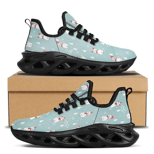 Christmas Cat Print Black Max Soul Shoes, Christmas Sneakers, Christmas Shoes, Christmas Clunky Sneaker