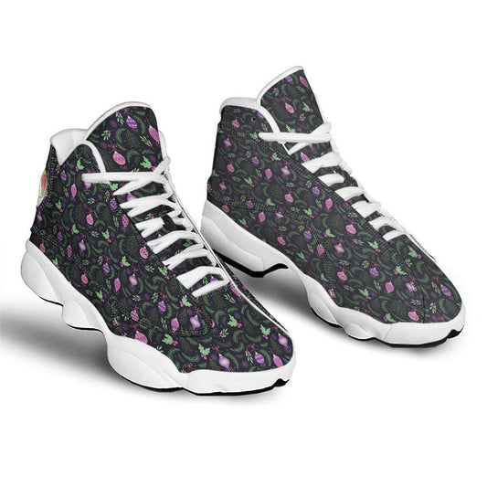 Christmas Decoration Print Pattern Basketball Shoes, Christmas Basketball Shoes, Christmas Shoes