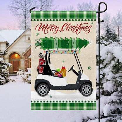 Christmas Flag, Christmas Golf Cart Flag HohoHole, Christmas Garden Flags, Christmas Gifts Decor