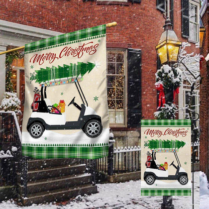 Christmas Flag, Christmas Golf Cart Flag HohoHole, Christmas Garden Flags, Christmas Gifts Decor