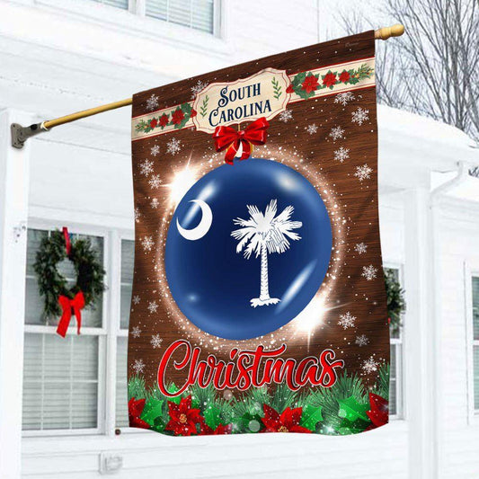 Christmas Flag, South Carolina Christmas Flag, Christmas Garden Flags, Christmas Gifts Decor