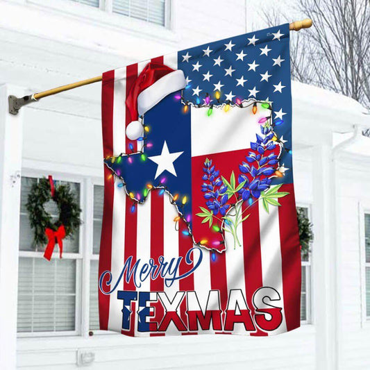 Christmas Flag, Texas Christmas State Merry Texmas Bluebonnet American Flag, Christmas Garden Flags, Christmas Gifts Decor