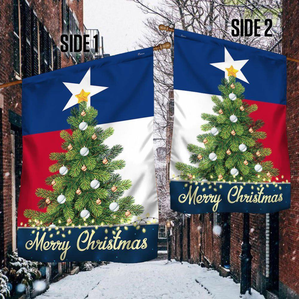 Christmas Flag, Texas Merry Christmas Flag, Christmas Garden Flags, Christmas Gifts Decor