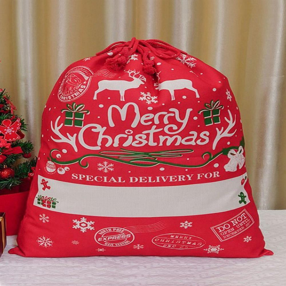 Christmas Sack, Christmas Drawstring Large Gift Bag, Christmas Santa Sacks, Christmas Bag, Christmas Gift
