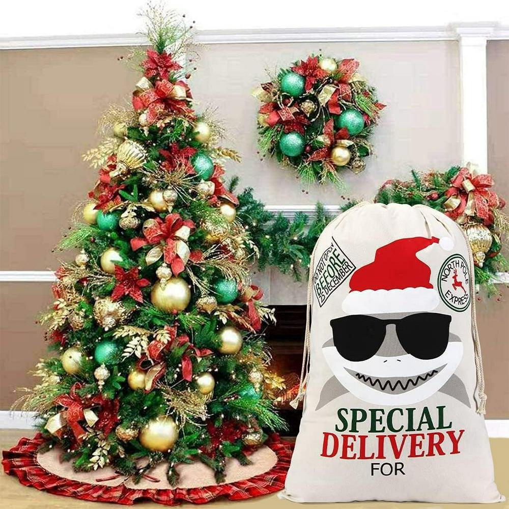 Christmas Sack, Funny Santa Claus Christmas Sack, Christmas Santa Sacks, Christmas Bag, Christmas Gift