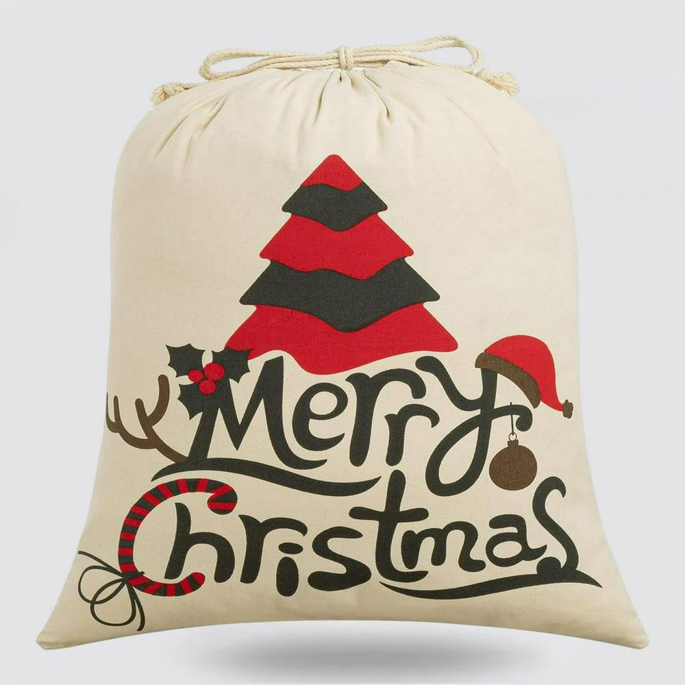 Christmas Sack, Merrny Christmas Tree Sack, Christmas Santa Sacks, Christmas Bag, Christmas Gift
