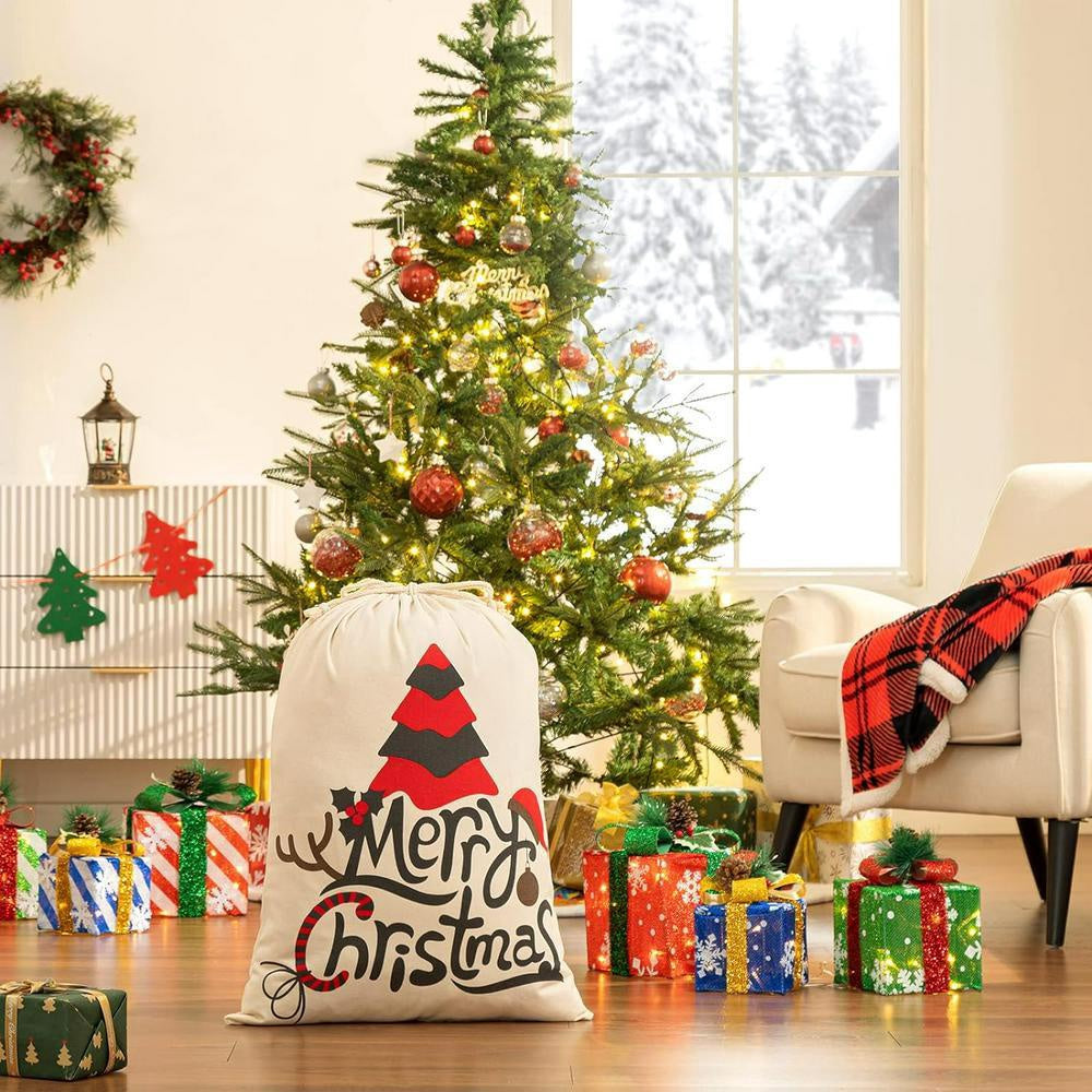 Christmas Sack, Merrny Christmas Tree Sack, Christmas Santa Sacks, Christmas Bag, Christmas Gift