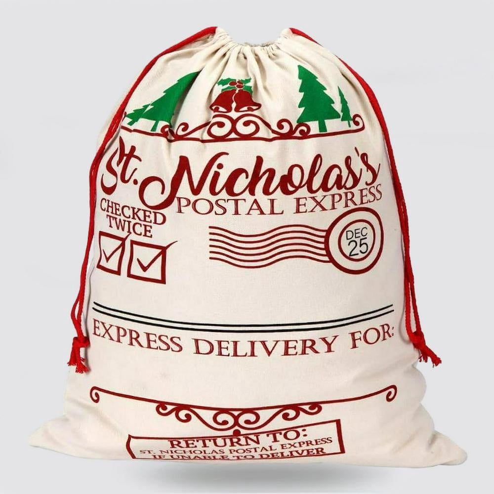 Christmas Sack, Merry Christmas Express Delivery Sacks, Christmas Santa Sacks, Christmas Bag, Christmas Gift