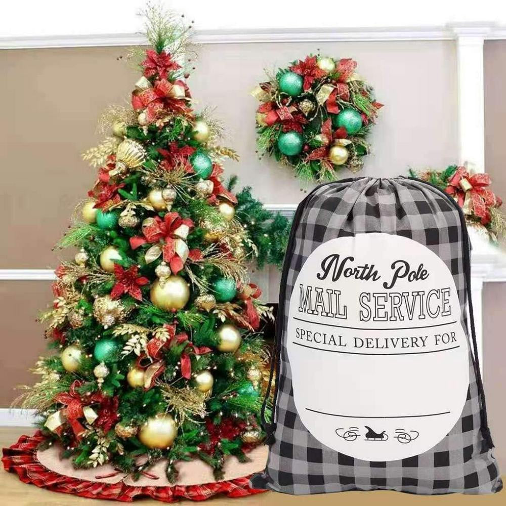 Christmas Sack, North Pole Christmas Sacks, Christmas Santa Sacks, Christmas Bag, Christmas Gift