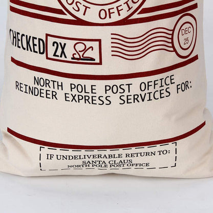 Christmas Sack, North Pole Santa Claus Christmas Sack, Christmas Santa Sacks, Christmas Bag, Christmas Gift