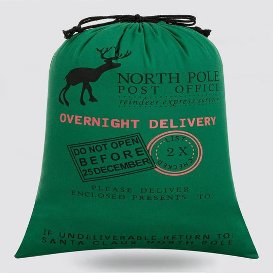 Christmas Sack, Overnight Delivery Christams Sack, Christmas Santa Sacks, Christmas Bag, Christmas Gift
