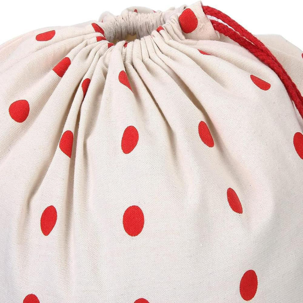 Christmas Sack, Polk Dot Santa Christmas Sacks, Christmas Santa Sacks, Christmas Bag, Christmas Gift