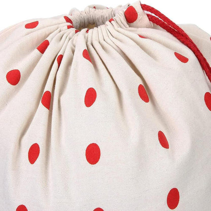 Christmas Sack, Polk Dot Santa Christmas Sacks, Christmas Santa Sacks, Christmas Bag, Christmas Gift