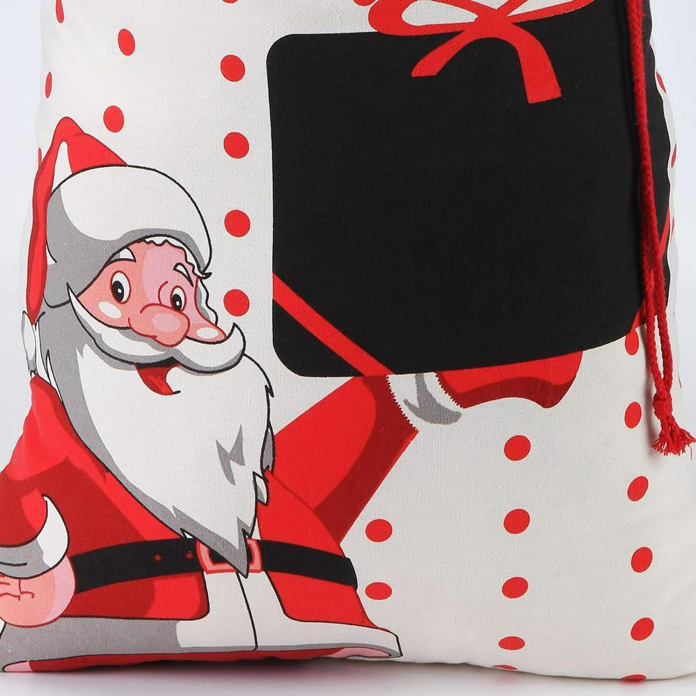 Christmas Sack, Polk Dot Santa Christmas Sacks, Christmas Santa Sacks, Christmas Bag, Christmas Gift