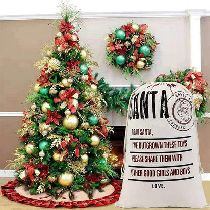 Christmas Sack, Santa North Pole Christmas Sack, Christmas Santa Sacks, Christmas Bag, Christmas Gift