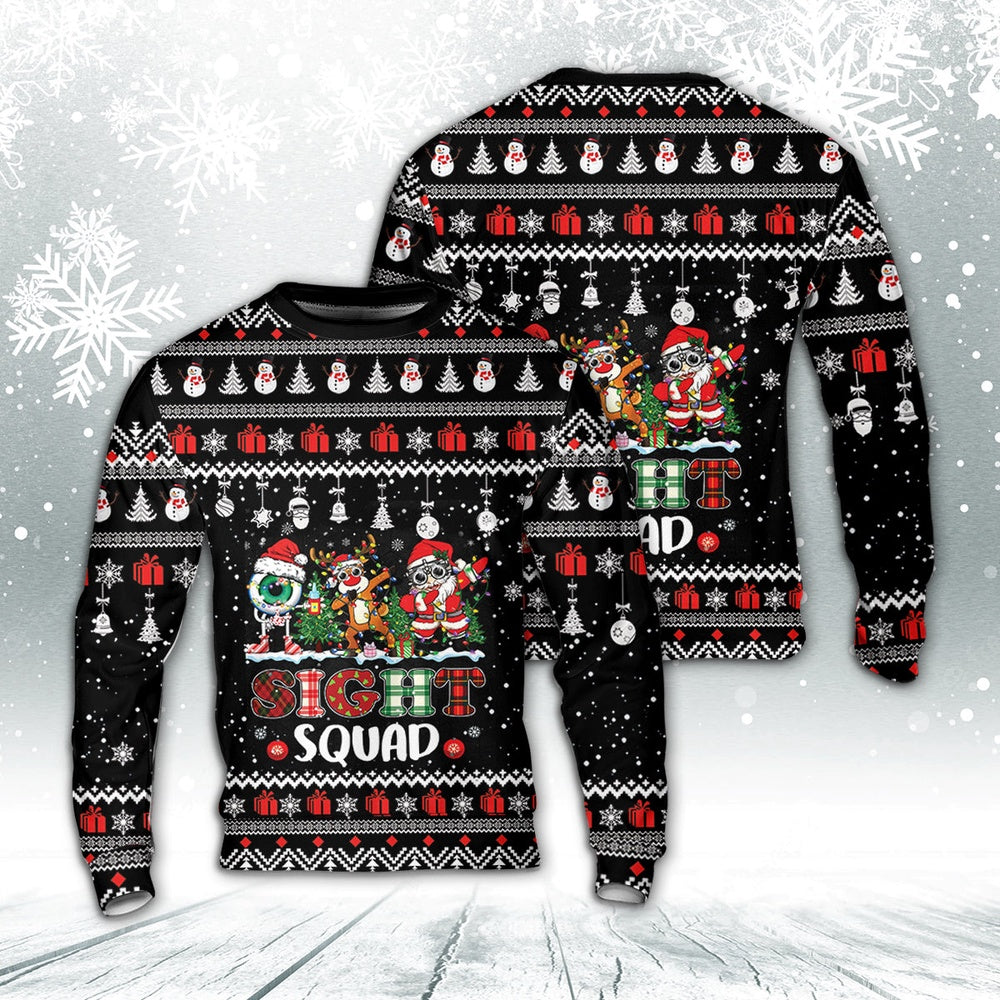 Christmas Sight Squad Sweater, Christmas Ugly Sweater, Sweater Xmas, Ugly Sweater