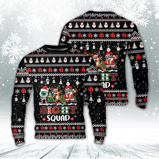 Christmas Sight Squad Sweater, Christmas Ugly Sweater, Sweater Xmas, Ugly Sweater