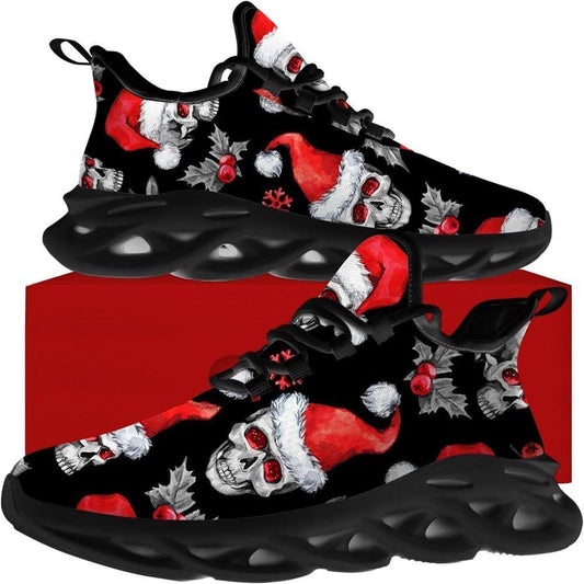 Christmas Skull Max Soul Shoes, Christmas Sneakers, Christmas Shoes, Christmas Clunky Sneaker