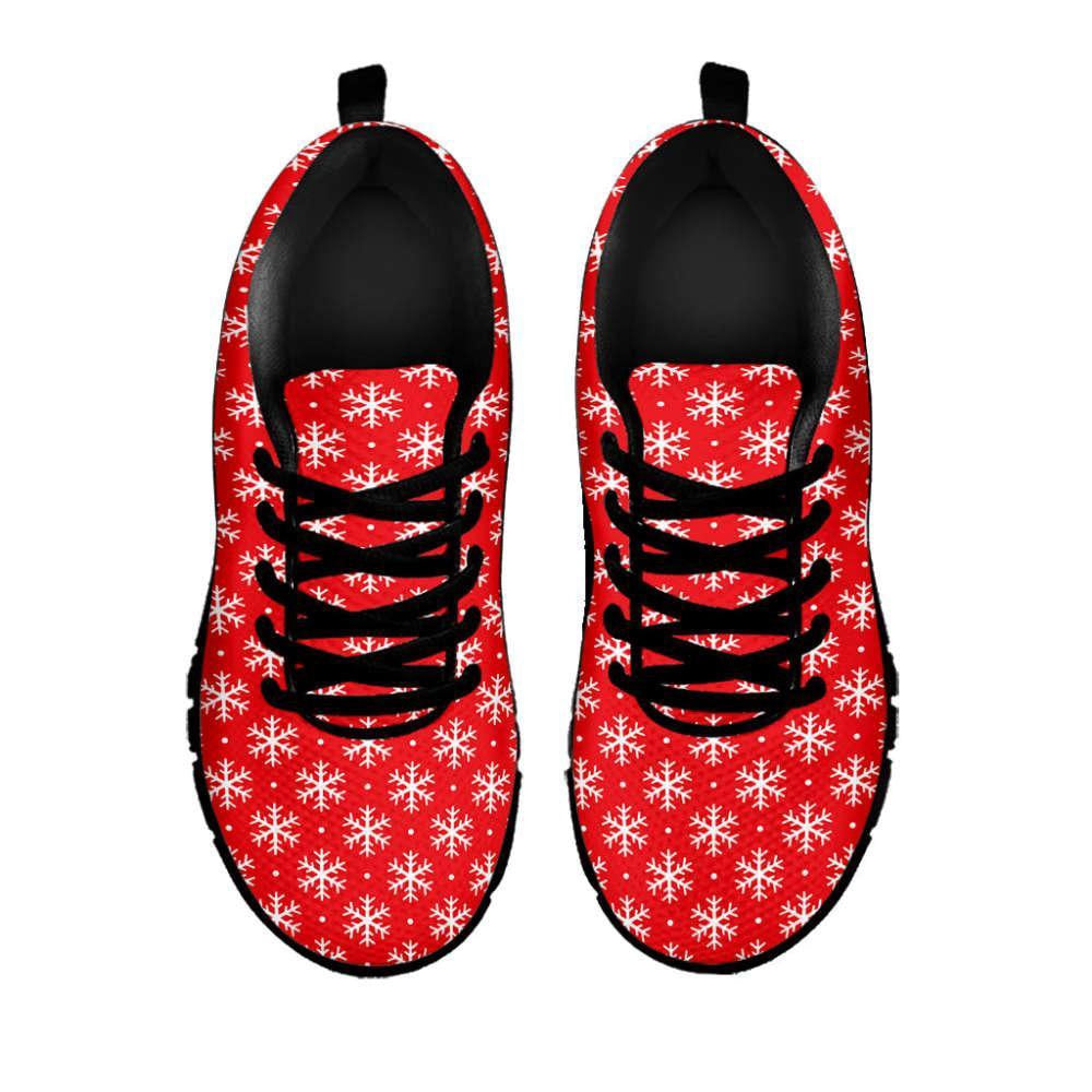 Christmas Snowflake Pattern Print Shoes Sneaker, Christmas Shoes, Chistmas Sneaker, Christmas Running Shoes