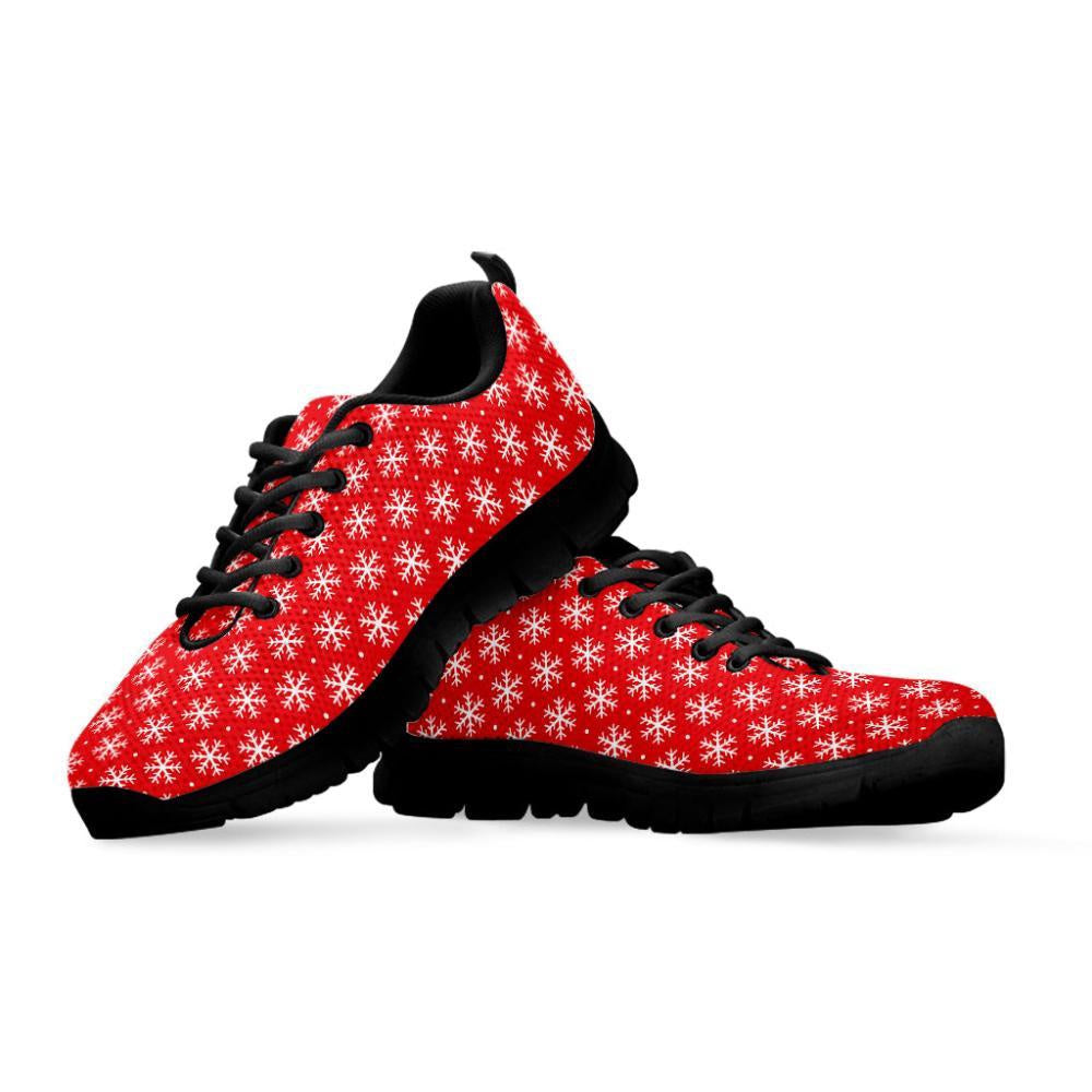 Christmas Snowflake Pattern Print Shoes Sneaker, Christmas Shoes, Chistmas Sneaker, Christmas Running Shoes