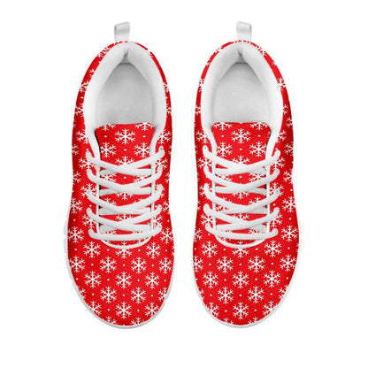 Christmas Snowflake Pattern Print Shoes Sneaker, Christmas Shoes, Chistmas Sneaker, Christmas Running Shoes