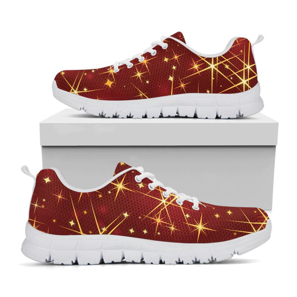 Christmas Sparkle Print Shoes Sneaker, Christmas Shoes, Chistmas Sneaker, Christmas Running Shoes