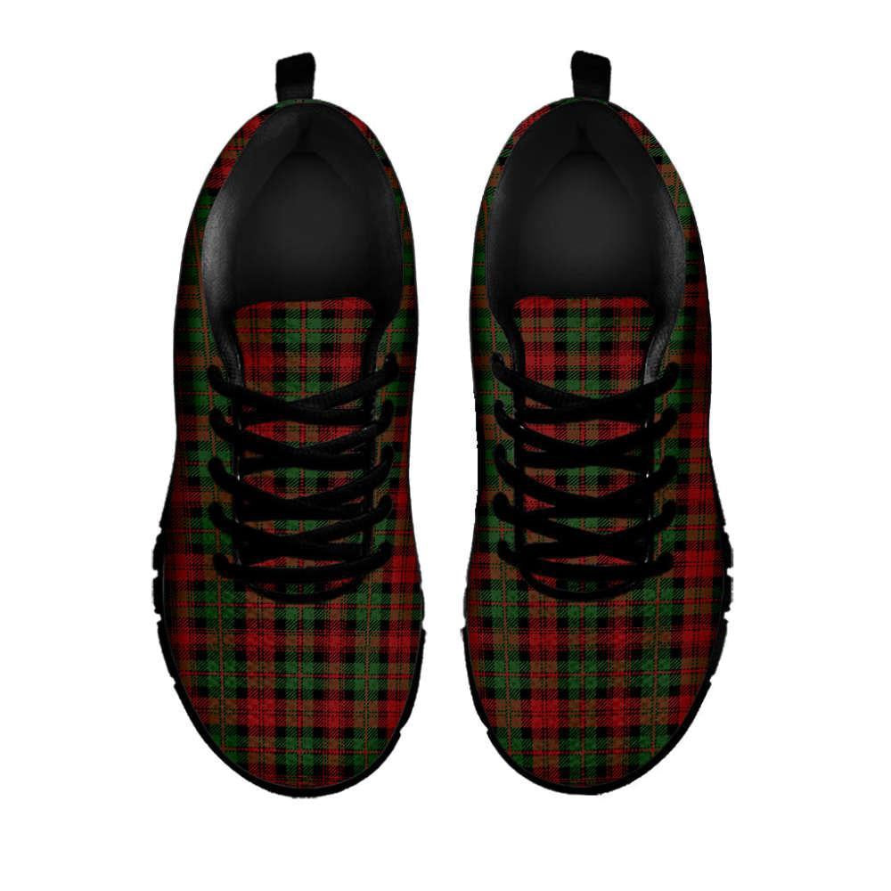 Christmas Tartan Pattern Print Shoes Sneaker, Christmas Shoes, Chistmas Sneaker, Christmas Running Shoes