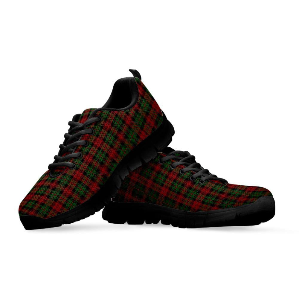 Christmas Tartan Pattern Print Shoes Sneaker, Christmas Shoes, Chistmas Sneaker, Christmas Running Shoes