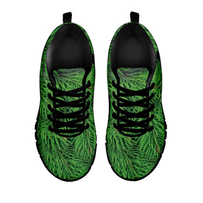 Christmas Tree Branches Print Shoes Sneaker, Christmas Shoes, Chistmas Sneaker, Christmas Running Shoes