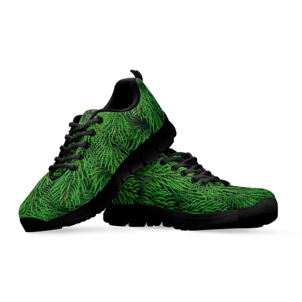 Christmas Tree Branches Print Shoes Sneaker, Christmas Shoes, Chistmas Sneaker, Christmas Running Shoes