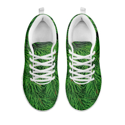 Christmas Tree Branches Print Shoes Sneaker, Christmas Shoes, Chistmas Sneaker, Christmas Running Shoes