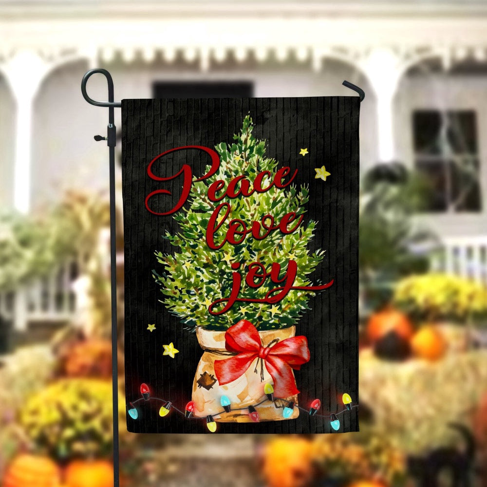 Christmas Tree Flag Garden Flag, Farmhouse DecorXmas, Garden Flags, Outdoor Xmas Flags, Christmas Outdoor Decor