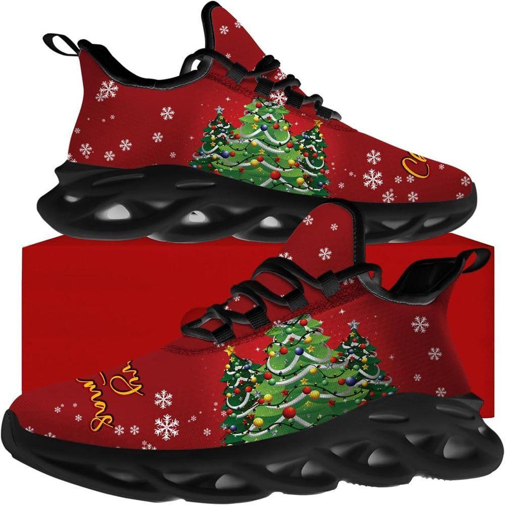 Christmas Tree Max Soul Shoes, Christmas Sneakers, Christmas Shoes, Christmas Clunky Sneaker