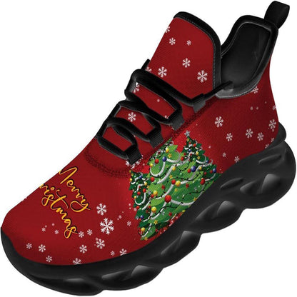 Christmas Tree Max Soul Shoes, Christmas Sneakers, Christmas Shoes, Christmas Clunky Sneaker