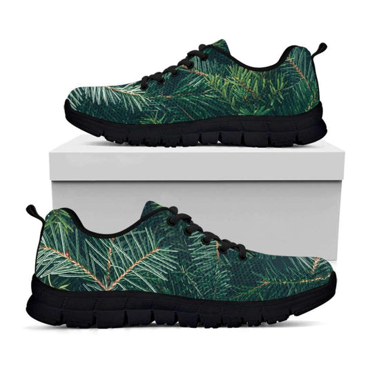 Christmas Tree Print Shoes Sneaker, Christmas Shoes, Chistmas Sneaker, Christmas Running Shoes