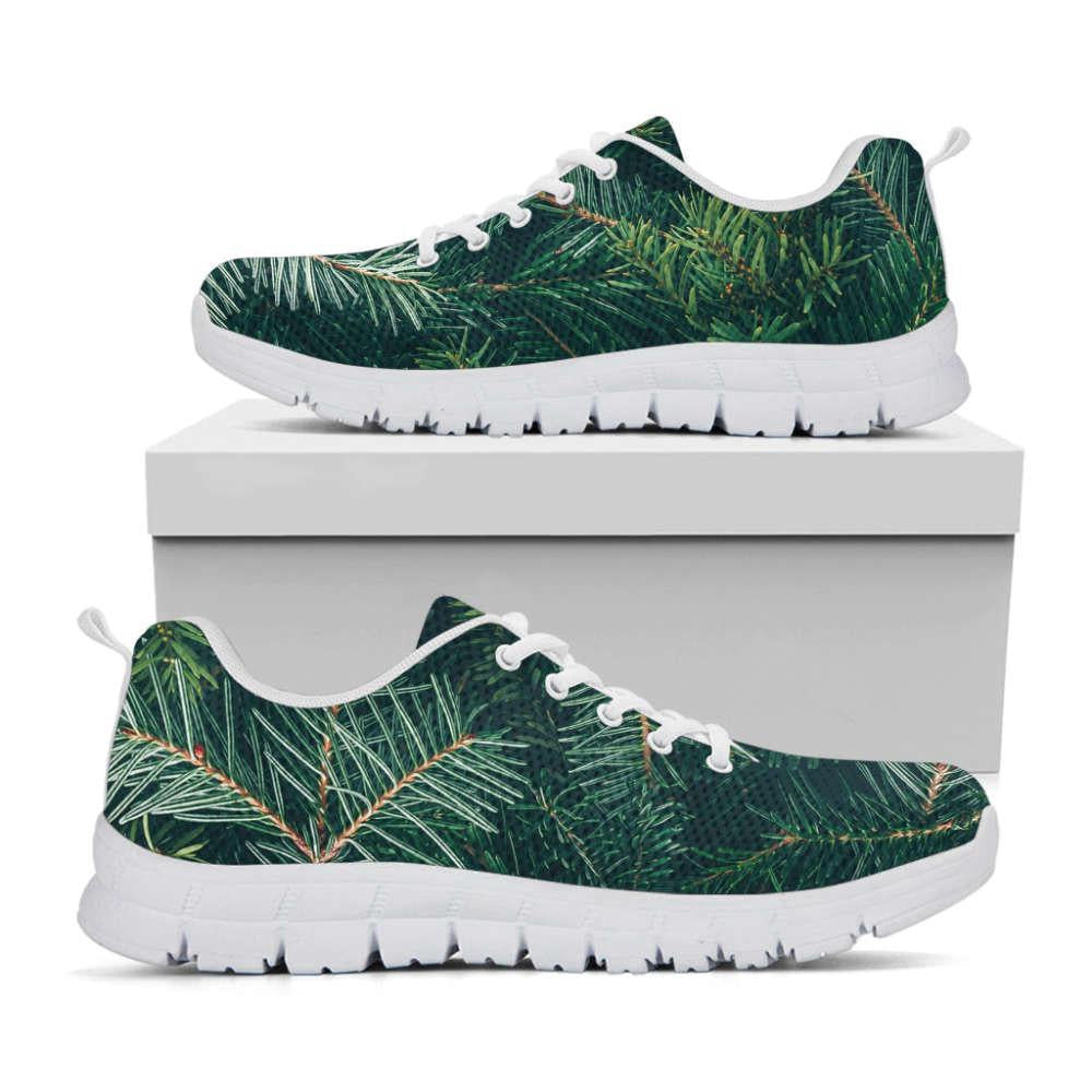 Christmas Tree Print Shoes Sneaker, Christmas Shoes, Chistmas Sneaker, Christmas Running Shoes