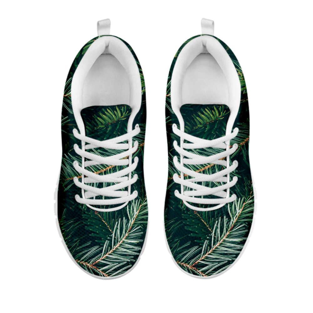 Christmas Tree Print Shoes Sneaker, Christmas Shoes, Chistmas Sneaker, Christmas Running Shoes