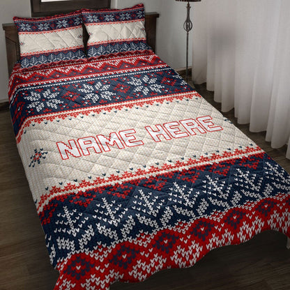 Christmas Ugly Sweater Holiday Bedding Set, Christmas Beddings, Xmas Bedding Sets
