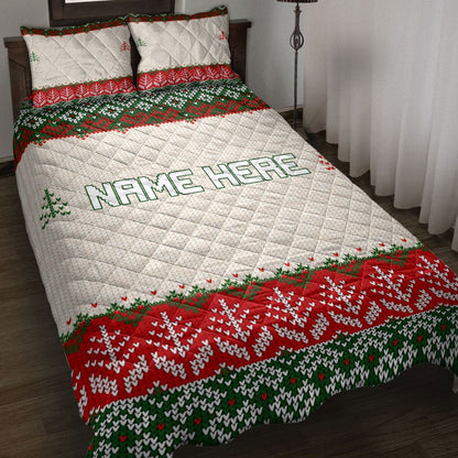 Christmas Ugly Sweater Invite Bedding Set, Christmas Beddings, Xmas Bedding Sets