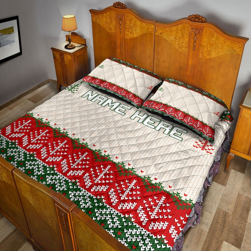 Christmas Ugly Sweater Invite Bedding Set, Christmas Beddings, Xmas Bedding Sets